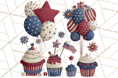 Patriotic Kids Clipart for 4th of July, USA Children PNG Product Image 3