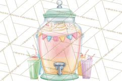 Pastel Birthday Clipart, Soft Party Decorations PNG, Festive Product Image 4