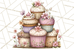 Easter Picnic Animal Clipart, Cute Spring Picnic PNG Product Image 4