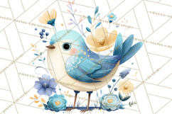 Spring Garden Animals Clipart, Whimsical Bunny Duck Frog Png Product Image 4