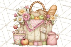 Spring Market Icons Clipart, Rustic Produce and Farm Stand Product Image 4