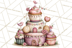Easter Picnic Animal Clipart, Cute Spring Picnic PNG Product Image 2