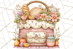 Spring Market Icons Clipart, Rustic Produce and Farm Stand Product Image 3