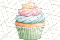 Pastel Birthday Clipart, Soft Party Decorations PNG, Festive Product Image 2