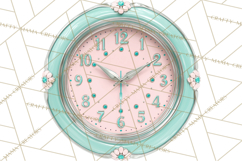 50s Retro Kitchen Clipart, Vintage 1950s Kitchen Appliances Product Image 2