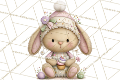 Easter Candy Animals Clipart PNG, Cute Pastel Critters Product Image 2