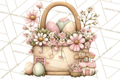 Easter Picnic Animal Clipart, Cute Spring Picnic PNG Product Image 5