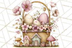 Easter Picnic Animal Clipart, Cute Spring Picnic PNG Product Image 3