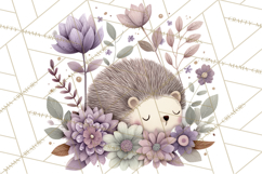 Spring Garden Animals Clipart, Whimsical Bunny Duck Frog Png Product Image 4