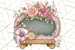 Spring Market Icons Clipart, Rustic Produce and Farm Stand Product Image 2