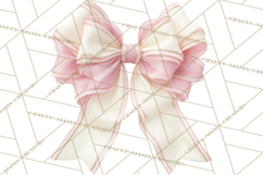Bows Clipart, Girly Pastel Decorative Png, Layered Satin Product Image 3
