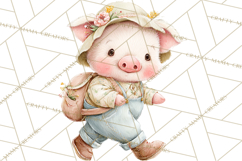 Baby Farm Animals Clipart PNG, Cute Spring Animals Product Image 3