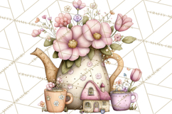 Easter Picnic Animal Clipart, Cute Spring Picnic PNG Product Image 5