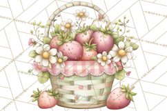Spring Market Icons Clipart, Rustic Produce and Farm Stand Product Image 2