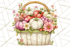 Spring Market Icons Clipart, Rustic Produce and Farm Stand Product Image 3