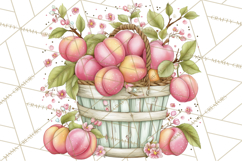 Spring Market Icons Clipart, Rustic Produce and Farm Stand Product Image 4