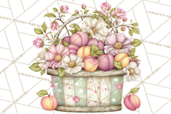Spring Market Icons Clipart, Rustic Produce and Farm Stand Product Image 5
