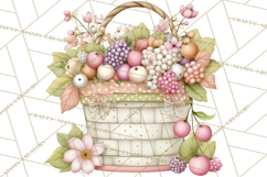 Spring Market Icons Clipart, Rustic Produce and Farm Stand Product Image 2