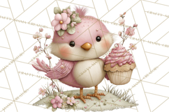 Easter Picnic Animal Clipart, Cute Spring Picnic PNG Product Image 4