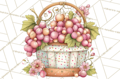 Spring Market Icons Clipart, Rustic Produce and Farm Stand Product Image 4
