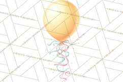 Pastel Birthday Clipart, Soft Party Decorations PNG, Festive Product Image 2