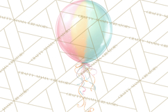 Pastel Birthday Clipart, Soft Party Decorations PNG, Festive Product Image 4