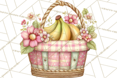Spring Market Icons Clipart, Rustic Produce and Farm Stand Product Image 3