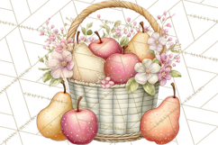 Spring Market Icons Clipart, Rustic Produce and Farm Stand Product Image 4