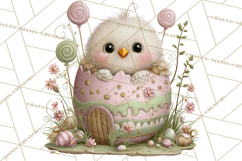 Easter Candy Animals Clipart PNG, Cute Pastel Critters Product Image 5