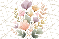 Spring Garden Animals Clipart, Whimsical Bunny Duck Frog Png Product Image 5