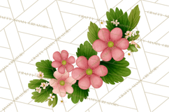 Strawberry Stationery Clipart, Pastel Office Supplies Png Product Image 3