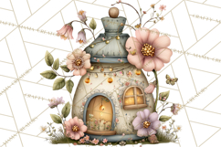 Woodland Fairy Animals Clipart PNG, Cute Pastel Watercolor Product Image 5