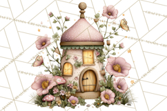 Woodland Fairy Animals Clipart PNG, Cute Pastel Watercolor Product Image 2