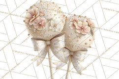 Wedding Cake Clipart PNG, Elegant Wedding Desserts Product Image 3