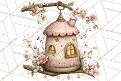 Woodland Fairy Animals Clipart PNG, Cute Pastel Watercolor Product Image 3