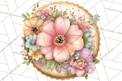 Tea Time Notes Clipart, Cozy Teapot and Cup Clip Art PNG Product Image 5