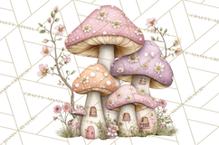 Woodland Fairy Animals Clipart PNG, Cute Pastel Watercolor Product Image 5