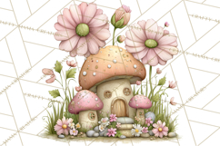Woodland Fairy Animals Clipart PNG, Cute Pastel Watercolor Product Image 2