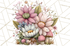 Woodland Fairy Animals Clipart PNG, Cute Pastel Watercolor Product Image 3