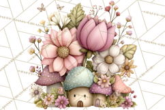 Woodland Fairy Animals Clipart PNG, Cute Pastel Watercolor Product Image 4