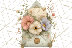 Spring Dark Academia Floral Botanical PNG Clipart Product Image 3