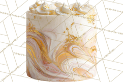 Wedding Cake Clipart PNG, Elegant Wedding Desserts Product Image 2