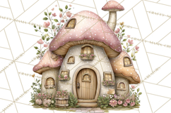 Woodland Fairy Animals Clipart PNG, Cute Pastel Watercolor Product Image 5