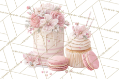 Wedding Cake Clipart PNG, Elegant Wedding Desserts Product Image 3