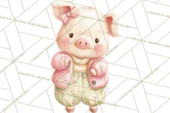 Baby Farm Animals Clipart PNG, Cute Spring Animals Product Image 4