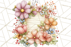 Tea Time Notes Clipart, Cozy Teapot and Cup Clip Art PNG Product Image 5