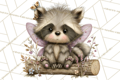 Woodland Fairy Animals Clipart PNG, Cute Pastel Watercolor Product Image 2