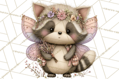 Woodland Fairy Animals Clipart PNG, Cute Pastel Watercolor Product Image 3