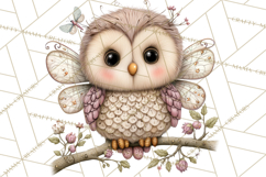 Woodland Fairy Animals Clipart PNG, Cute Pastel Watercolor Product Image 4