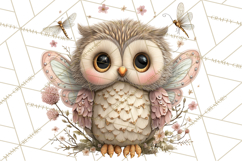 Woodland Fairy Animals Clipart PNG, Cute Pastel Watercolor Product Image 5